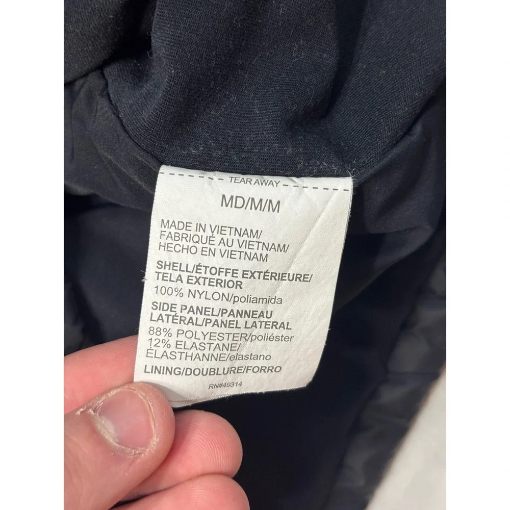 Under Armour Maryland Terrapins Jacket Mens Medium Black Hybrid Puffer Full Zip